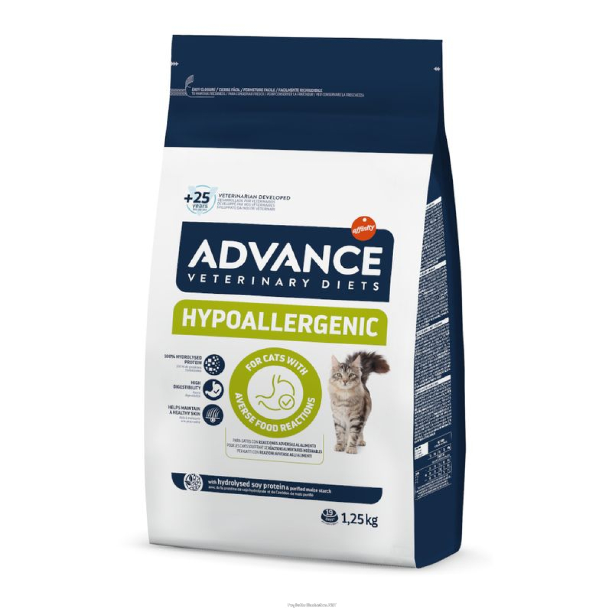Trova prezzi di hypoallergenic cat advance veterinary diets 1,25kg e compra online