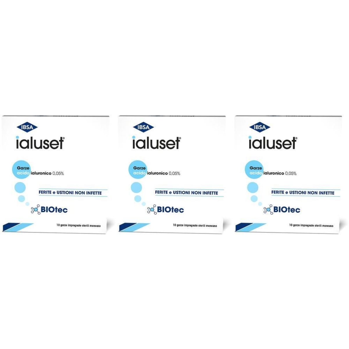 Cerca Offerte di Ialuset® garze 3x10 pz compresse e acquista online