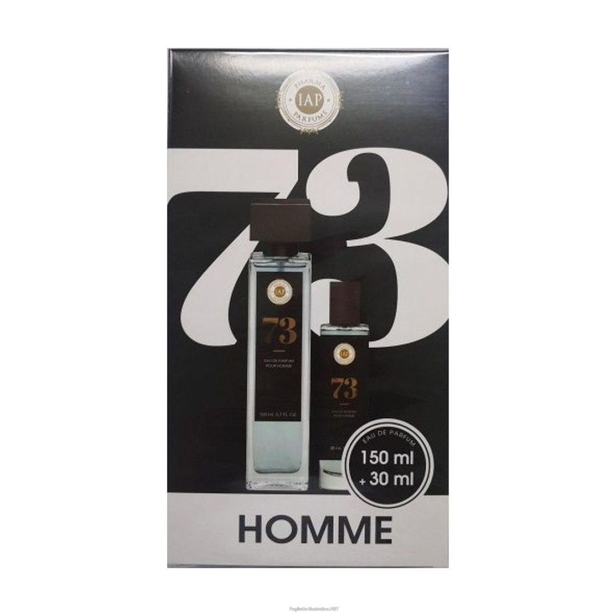 Cerca Offerte di iap parfums cofanetto uomo 73 eau de parfum 150 ml + eau de parfum 30 ml e acquista online