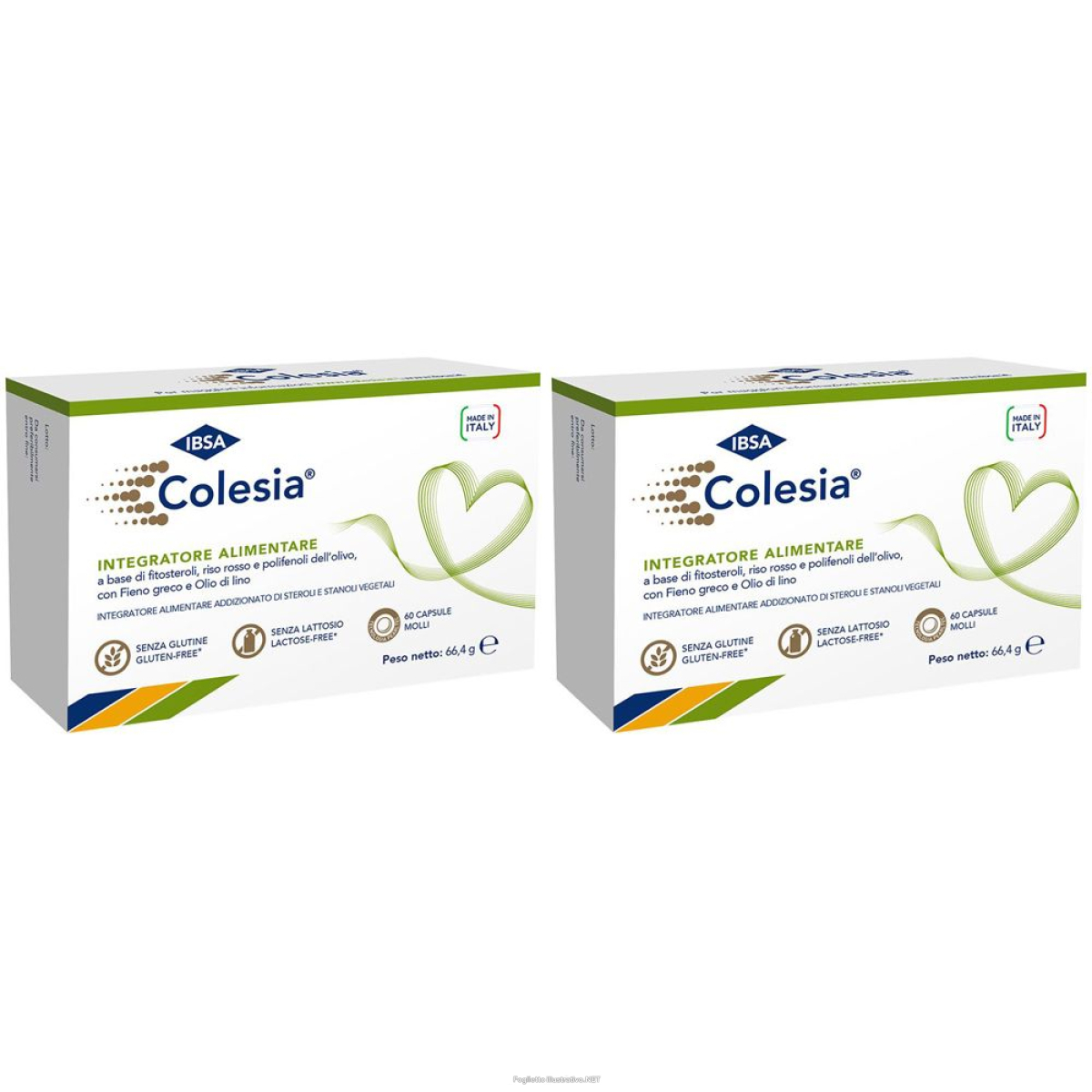 Cerca Offerte di ibsa colesia® capsule molli set da 2 2x66,4 g e acquista online