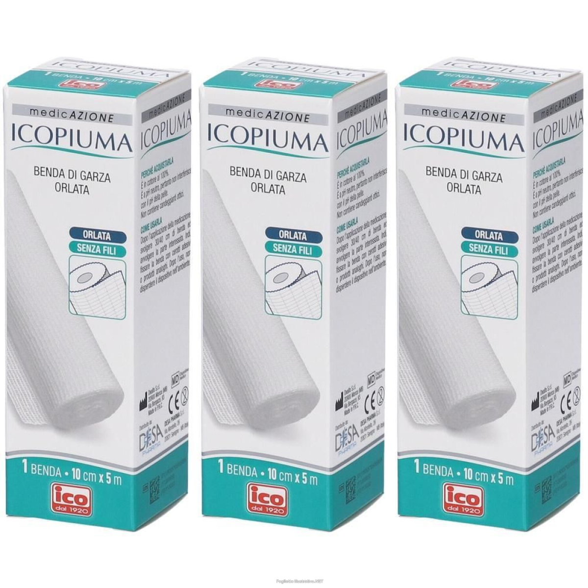 Cerca Offerte di icopiuma benda di garza idrofila orlata 10 cm x 5 m 1 pz in garz e acquista online