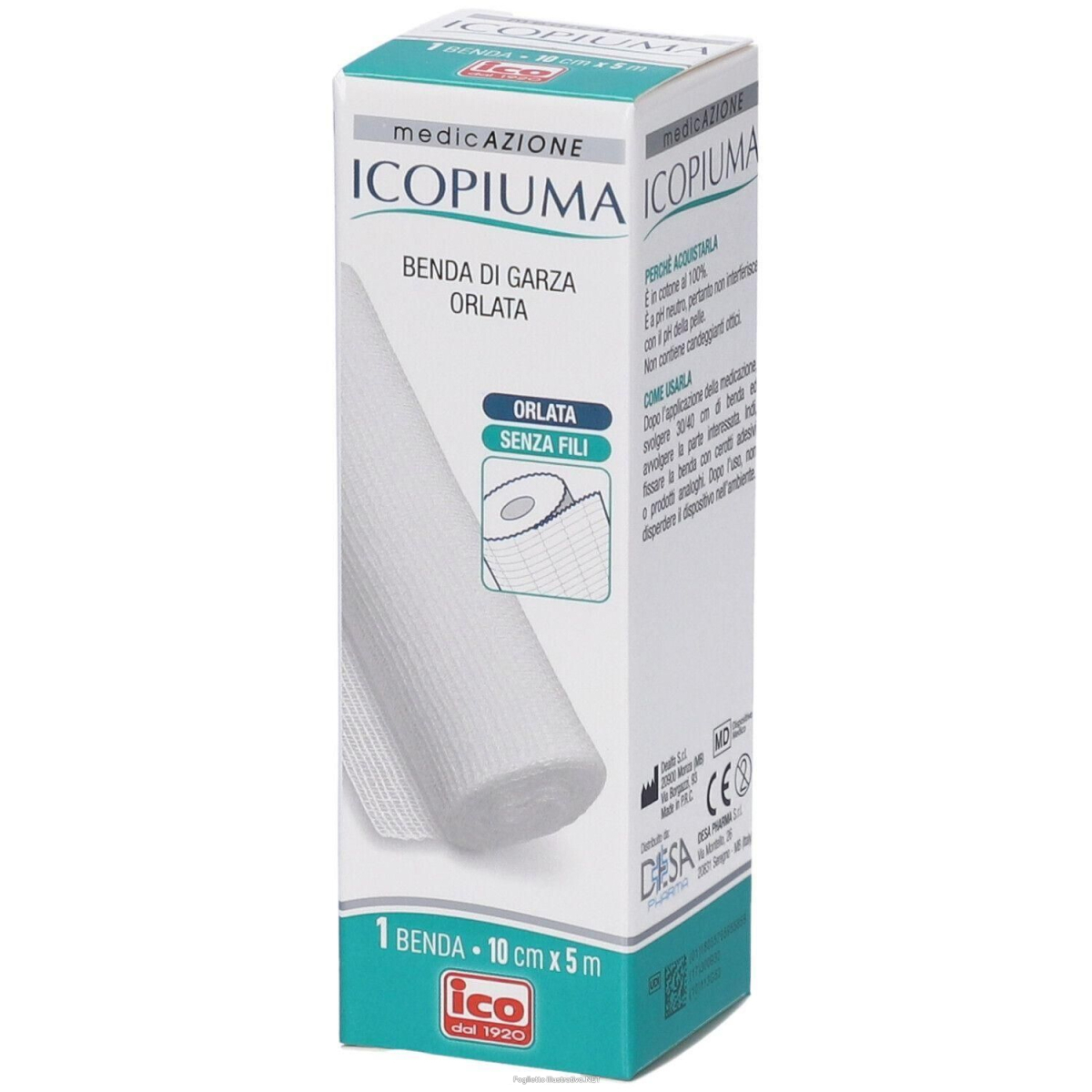 Cerca Offerte di icopiuma benda di garza idrofila orlata 10 cm x 5 m 1 pz in garz e acquista online