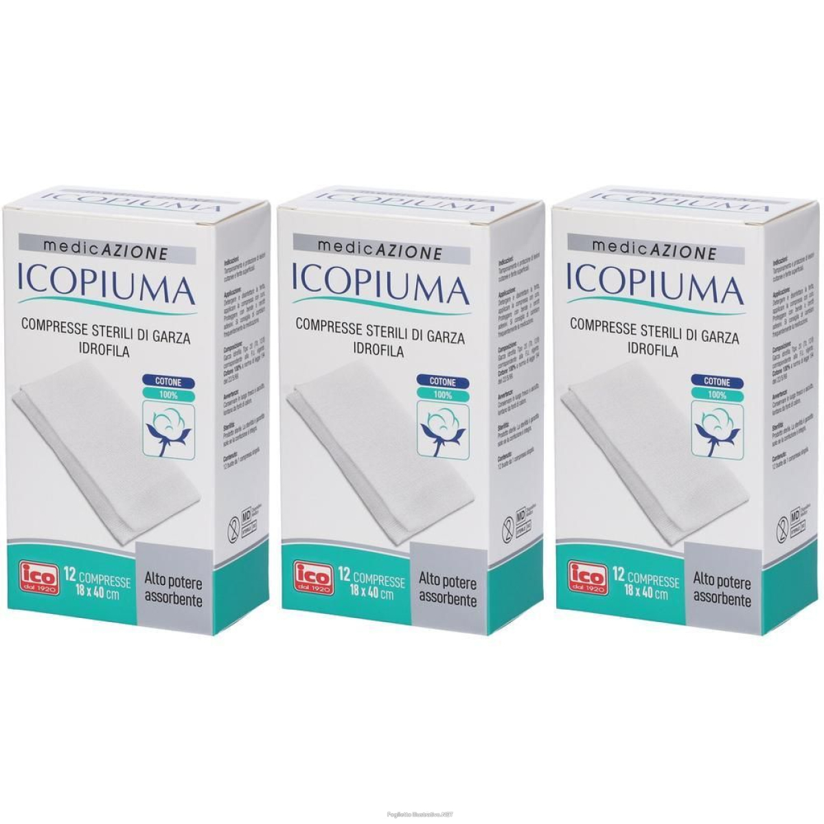 Cerca Offerte di icopiuma garza compresse sterili 18 x 40 cm 12 pezzi 3x12 pz e acquista online