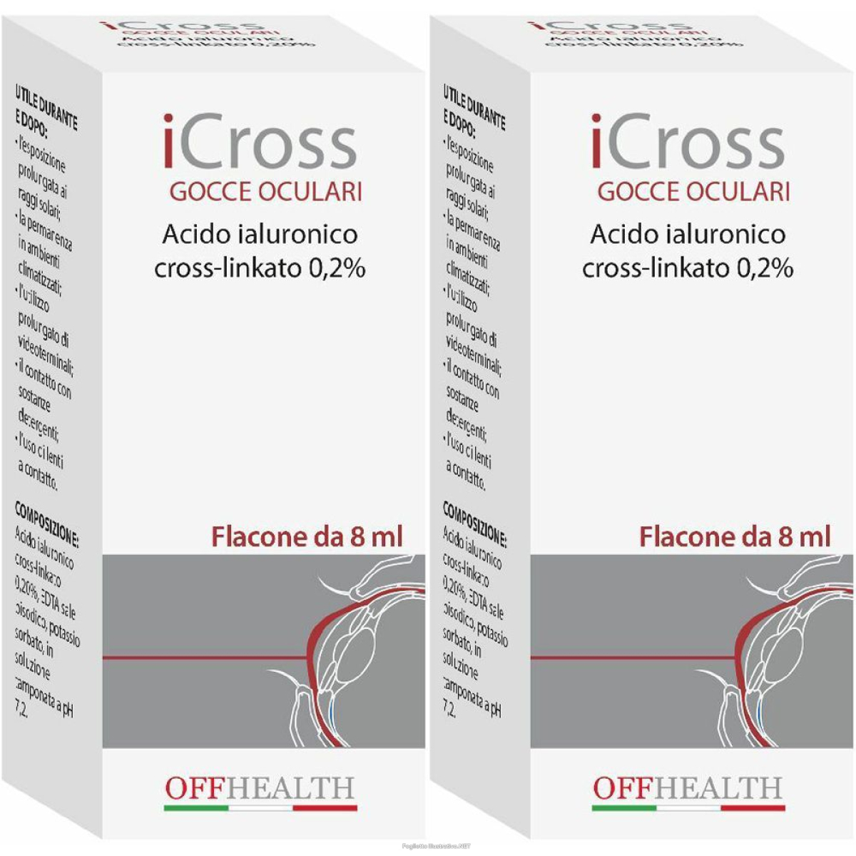 Cerca Offerte di icross gocce oculari set da 2 2x8 ml oftalmiche e acquista online