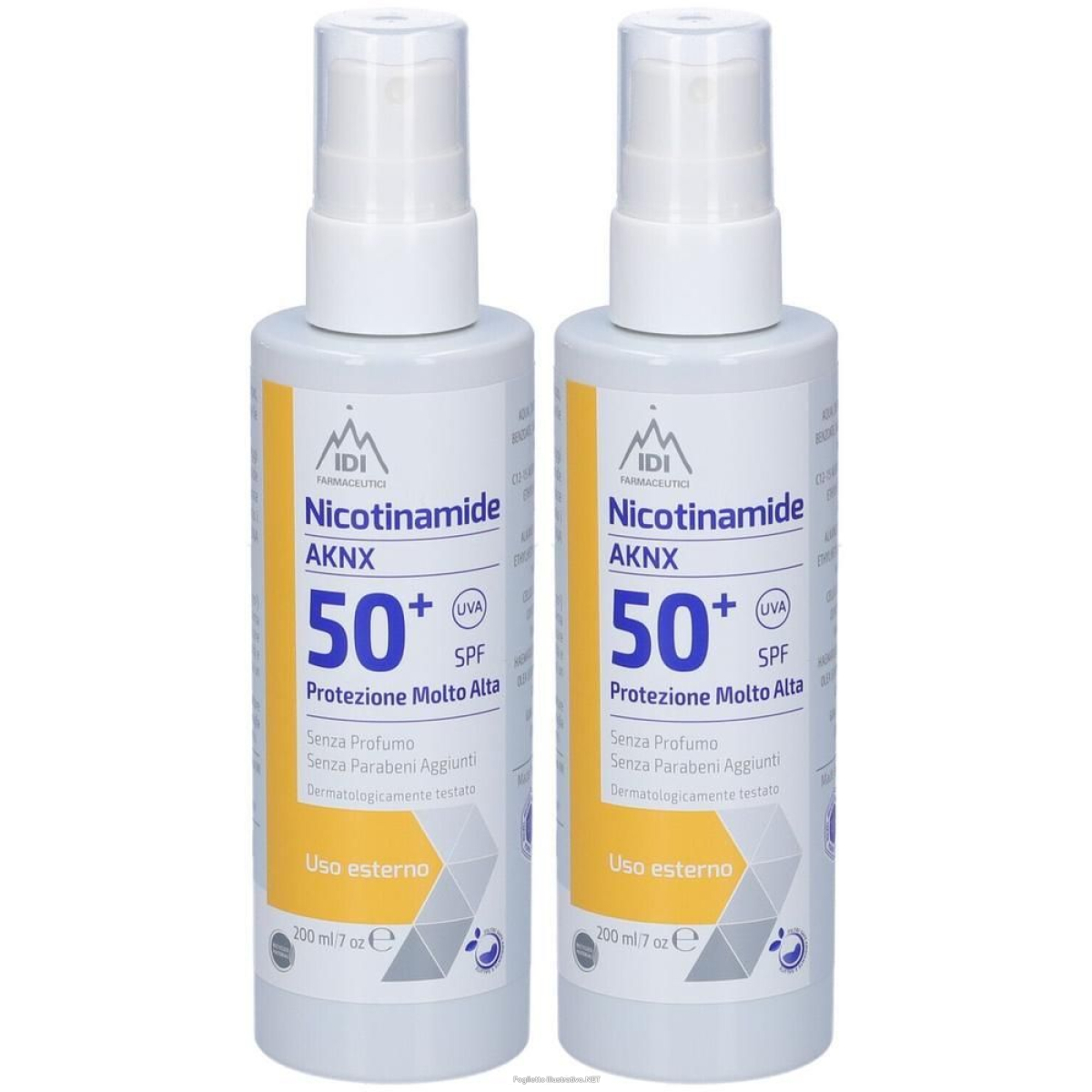Cerca Offerte di idi farmaceutici nicotinamide aknx spf50+ spray 2x200 ml e acquista online