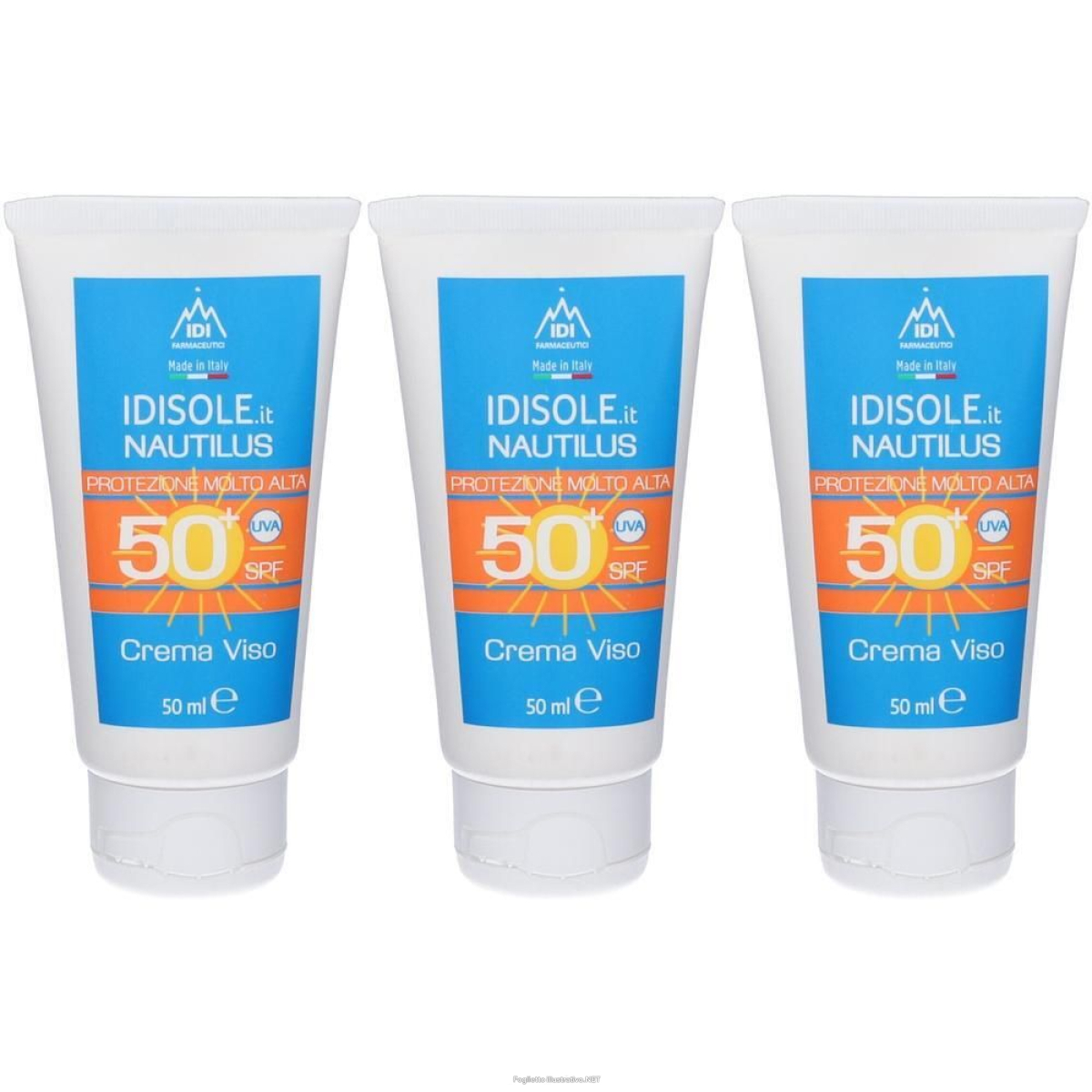 Cerca Offerte di idisole.it nautilus crema solare viso spf50+ 3x50 ml e acquista online