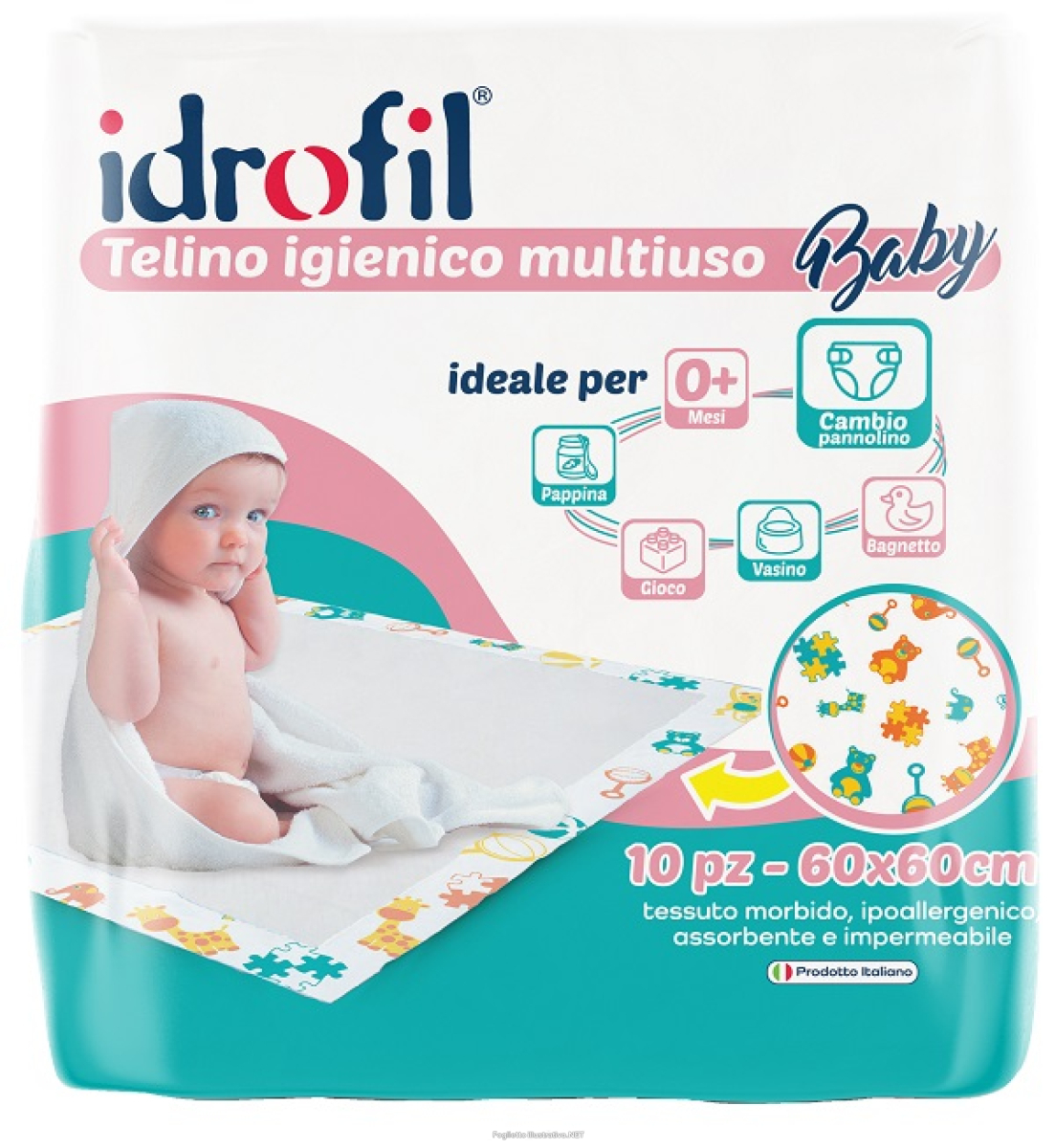 Cerca Offerte di idrofil telino igienico multiuso baby 60x60 cm 15 pezzi e acquista online