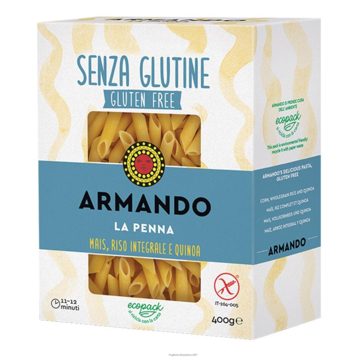Cerca Offerte di il gluten free di armando la penna mais riso integrale e quinoa 400 g e acquista online