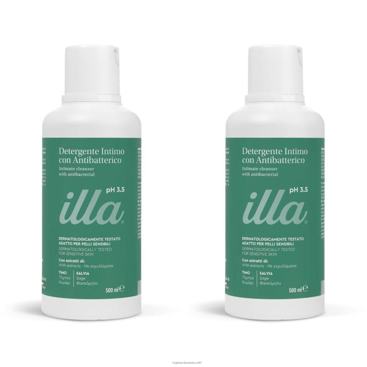 Cerca Offerte di illa detergente intimo antibatterico ph 3.5 2x500 ml e acquista online