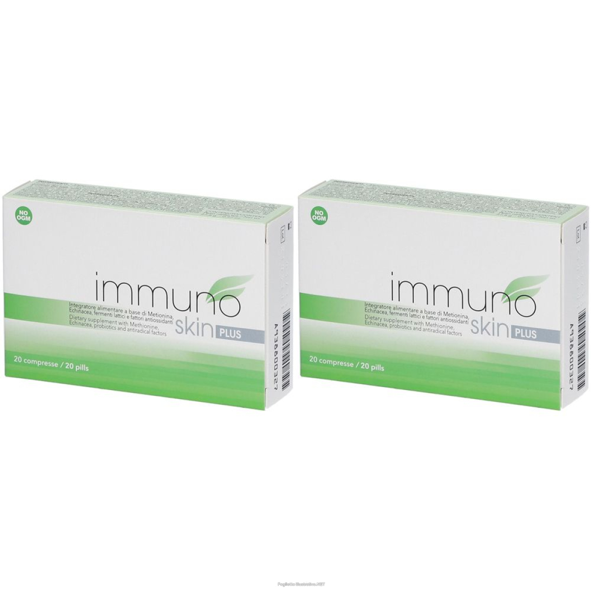 Cerca Offerte di immuno skin plus set da 2 2x20 pz compresse e acquista online