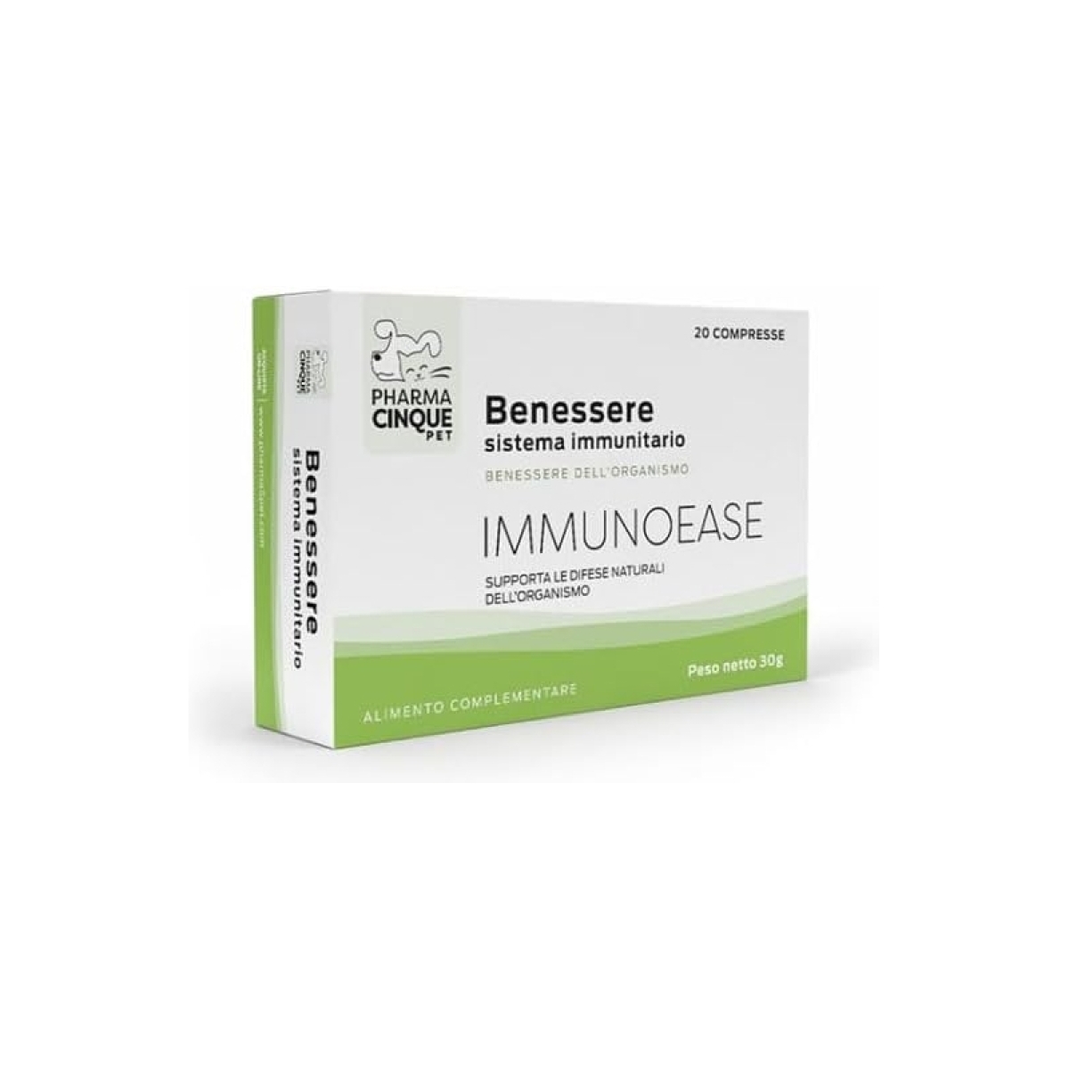 Cerca Offerte di Immunoease - alimento complementare per animali con supporto immunitario 20 cp e acquista online