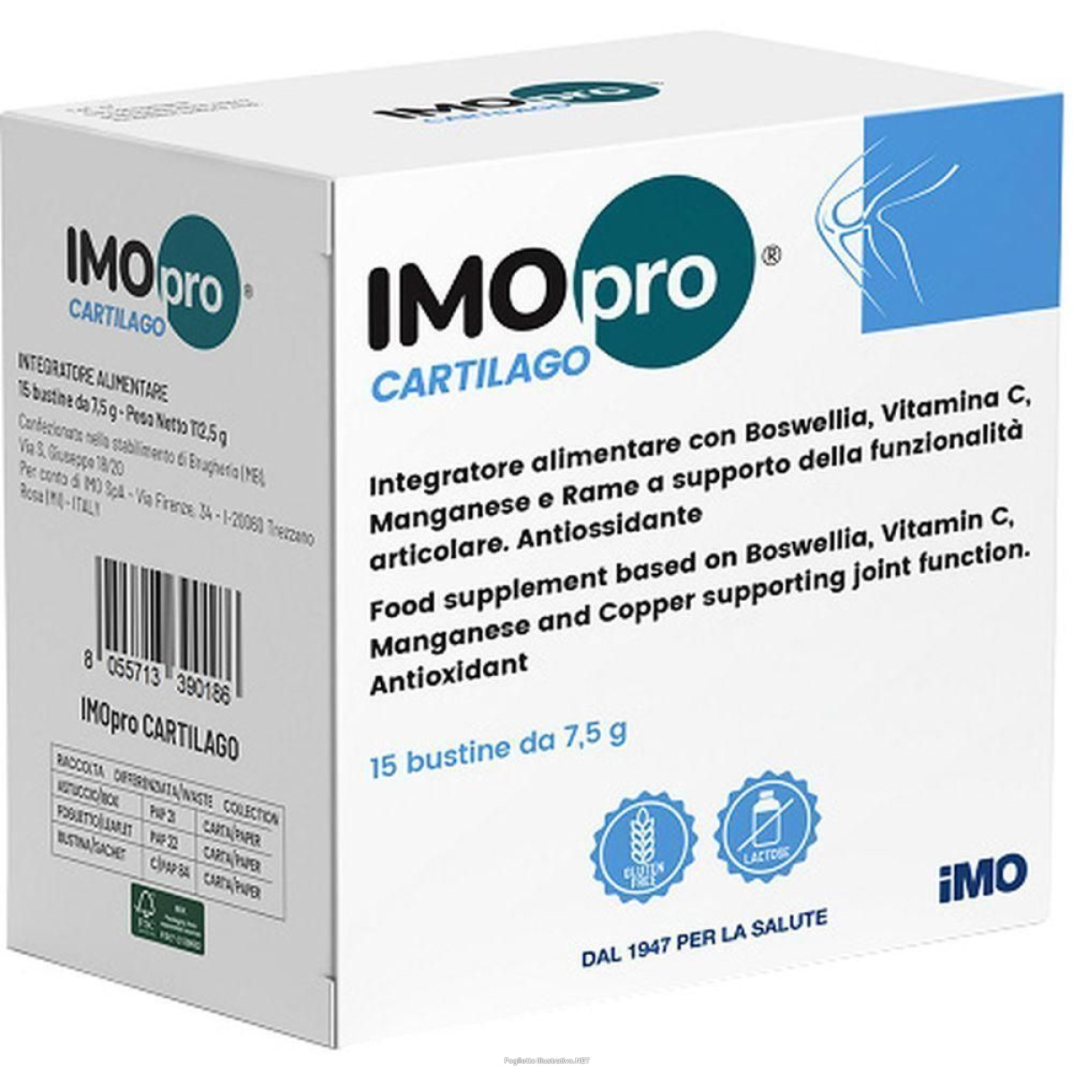 Cerca Offerte di imopro cartilago 4x112,5 g polvere per soluzione orale e acquista online