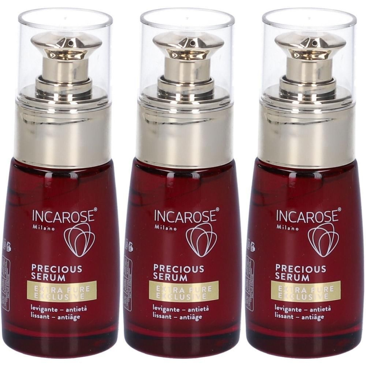 Cerca Offerte di incarose extra pure exclusive precious siero levigante antietà 3x30 ml e acquista online