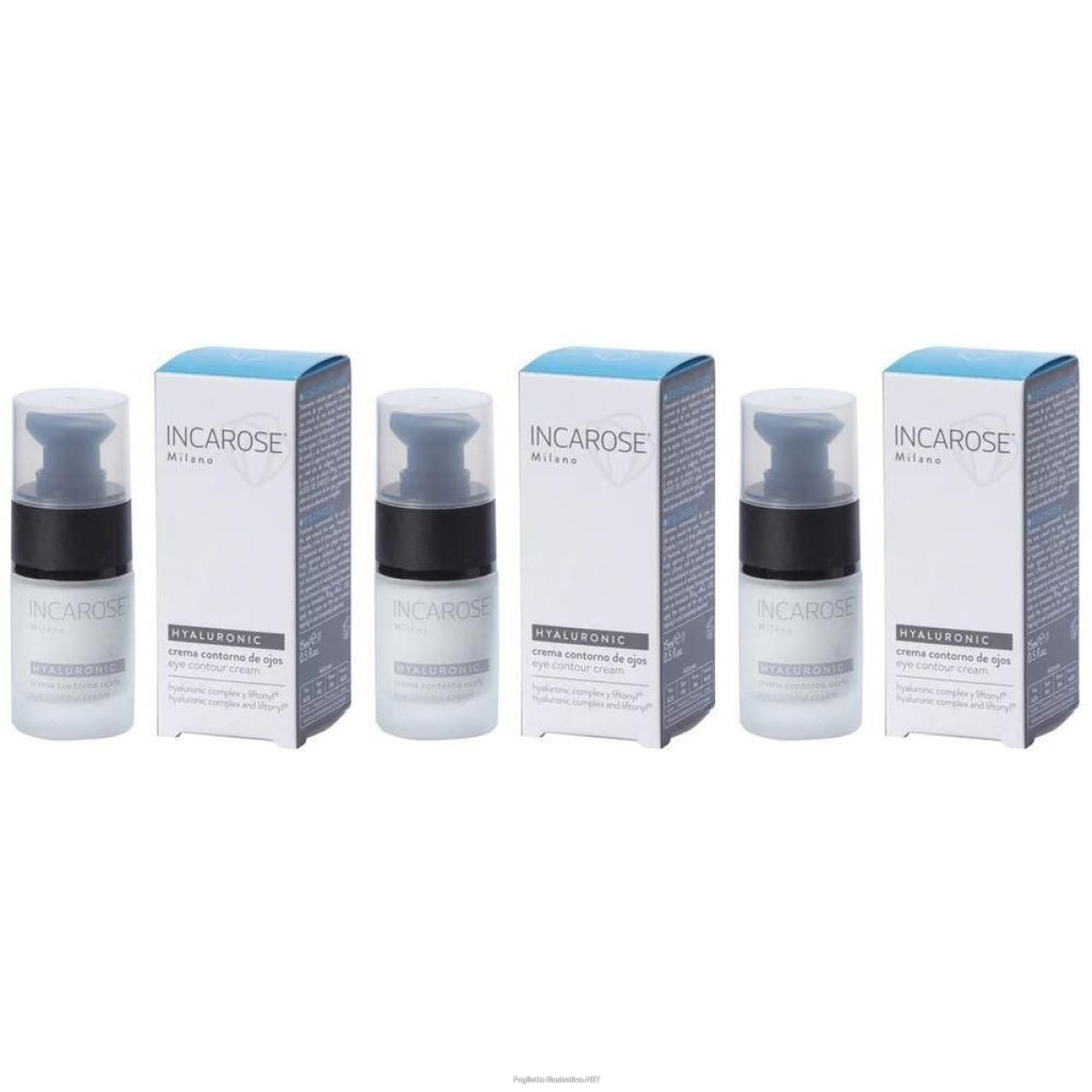 Cerca Offerte di incarose hyaluronic contorno occhi 3x15 ml e acquista online