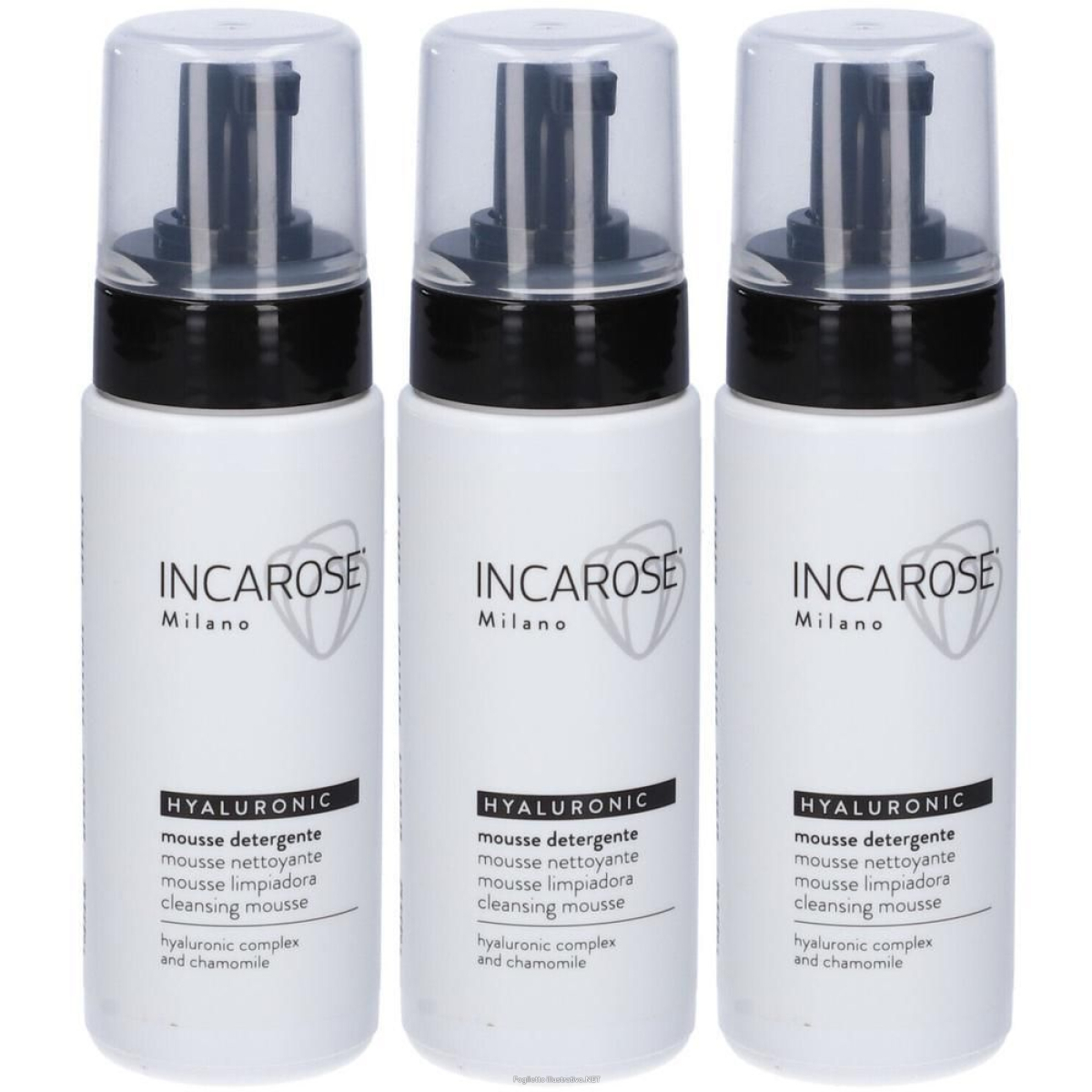 Cerca Offerte di incarose hyaluronic mousse detergente viso 3x200 ml e acquista online