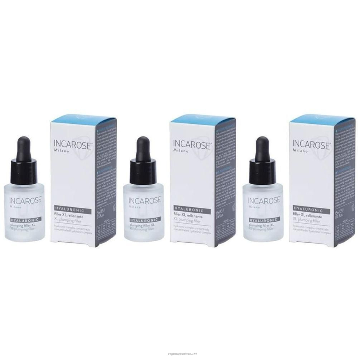 Cerca Offerte di incarose hyaluronic siero viso plumpling filler 3d 3x15 ml e acquista online