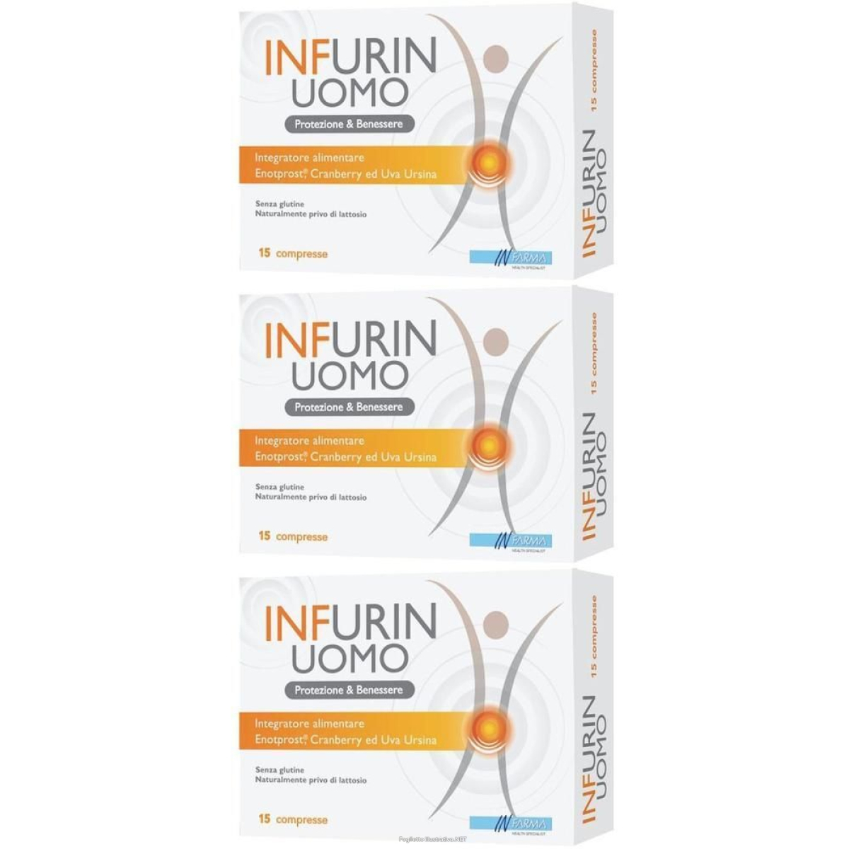 Cerca Offerte di infurin uomo 15 compresse 3x11,4 g e acquista online