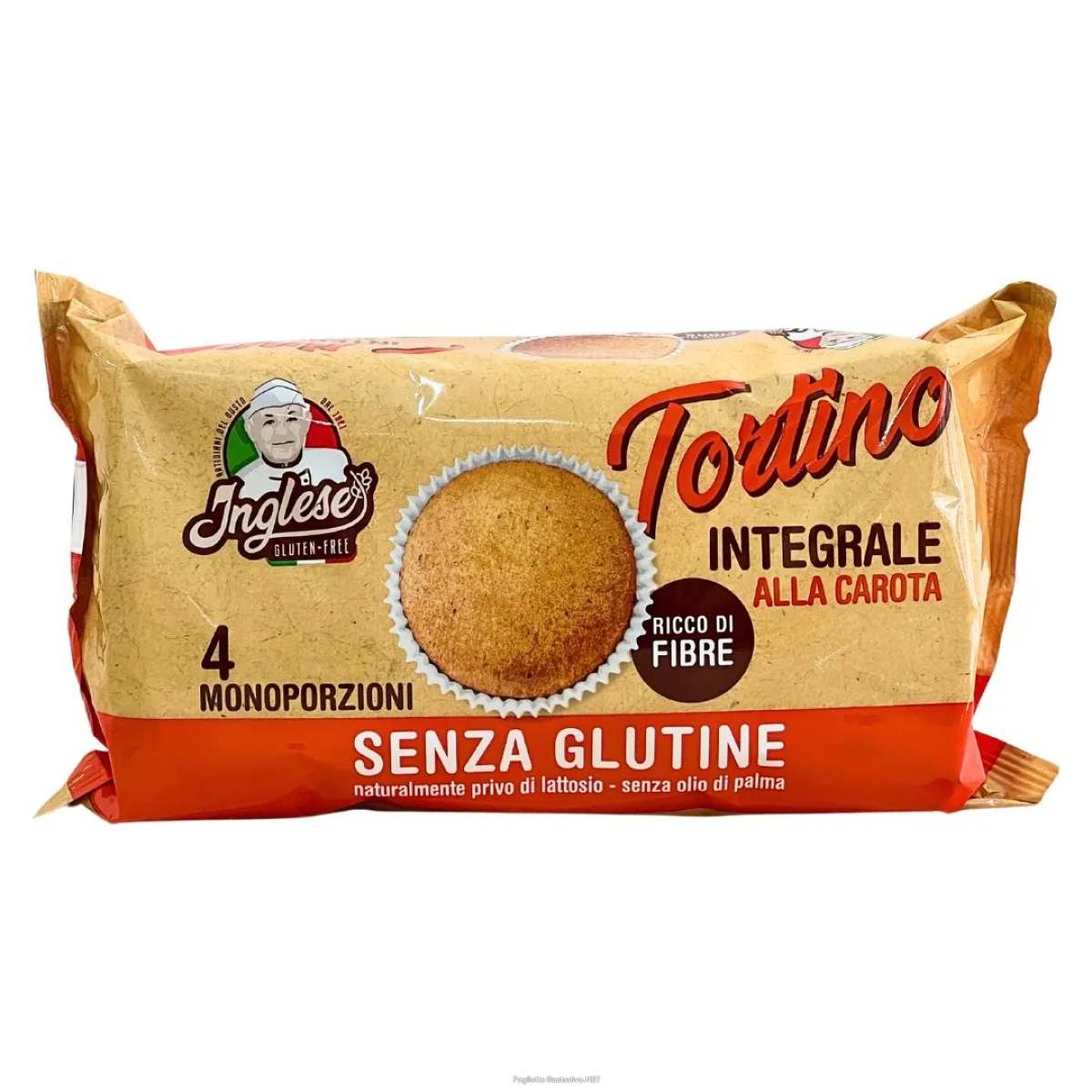 Cerca Offerte di inglese tortino integrale alla carota senza glutine 4 pezzi da 40 g promo e acquista online