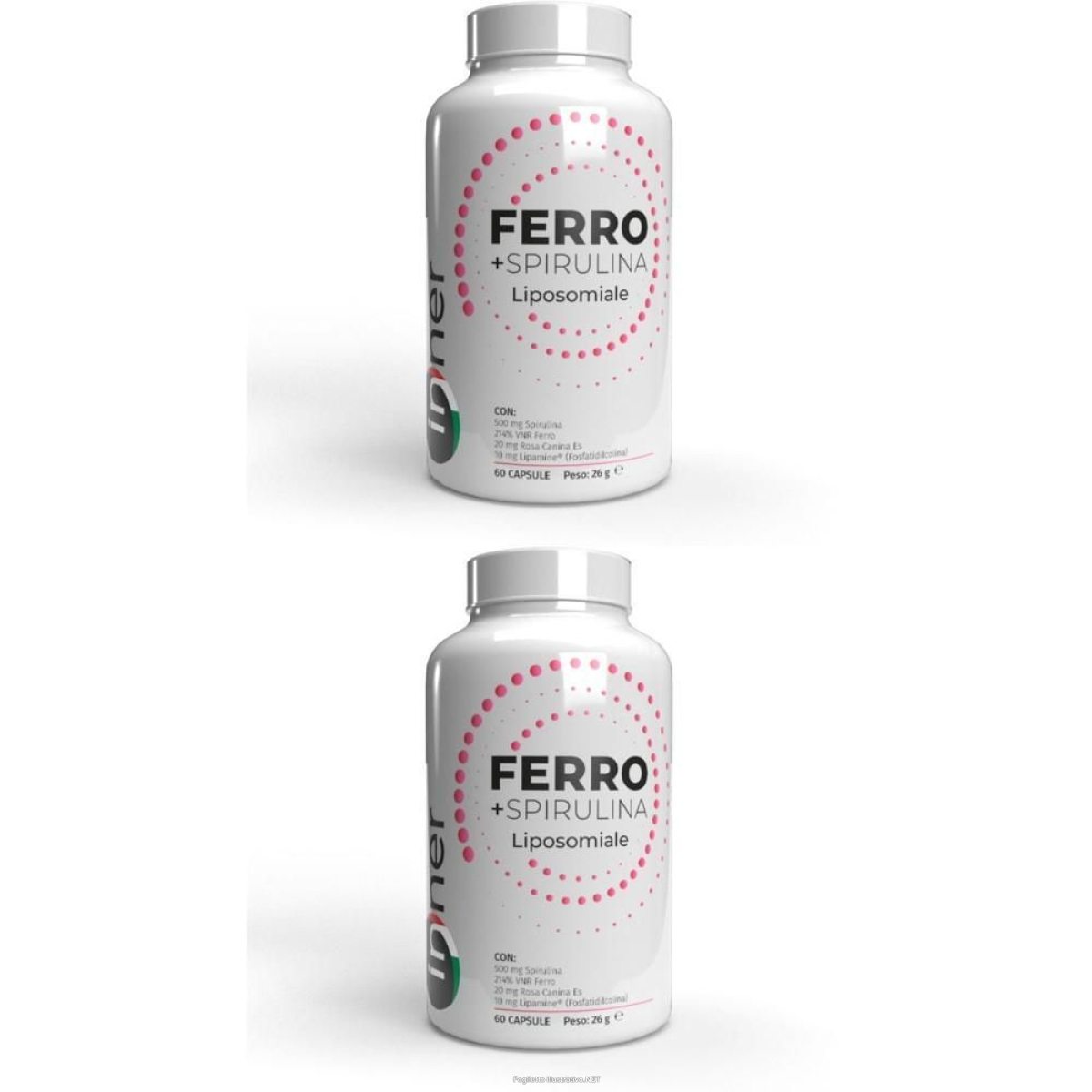 Cerca Offerte di inner® ferro + spirulina liposomiale 2x26 g capsule e acquista online
