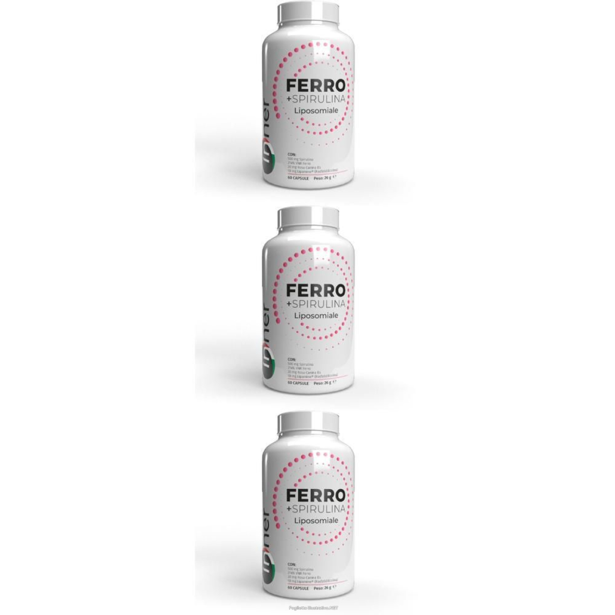 Cerca Offerte di inner® ferro + spirulina liposomiale 3x26 g capsule e acquista online