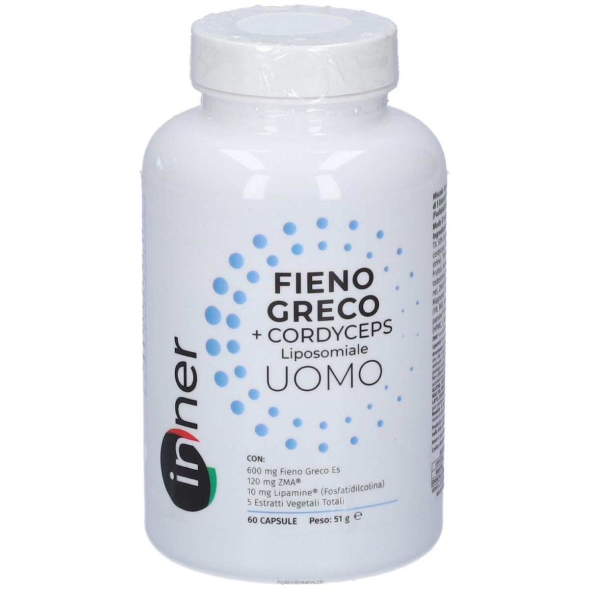 Cerca Offerte di inner fieno greco + cordyceps liposomiale uomo capsule 51 g e acquista online