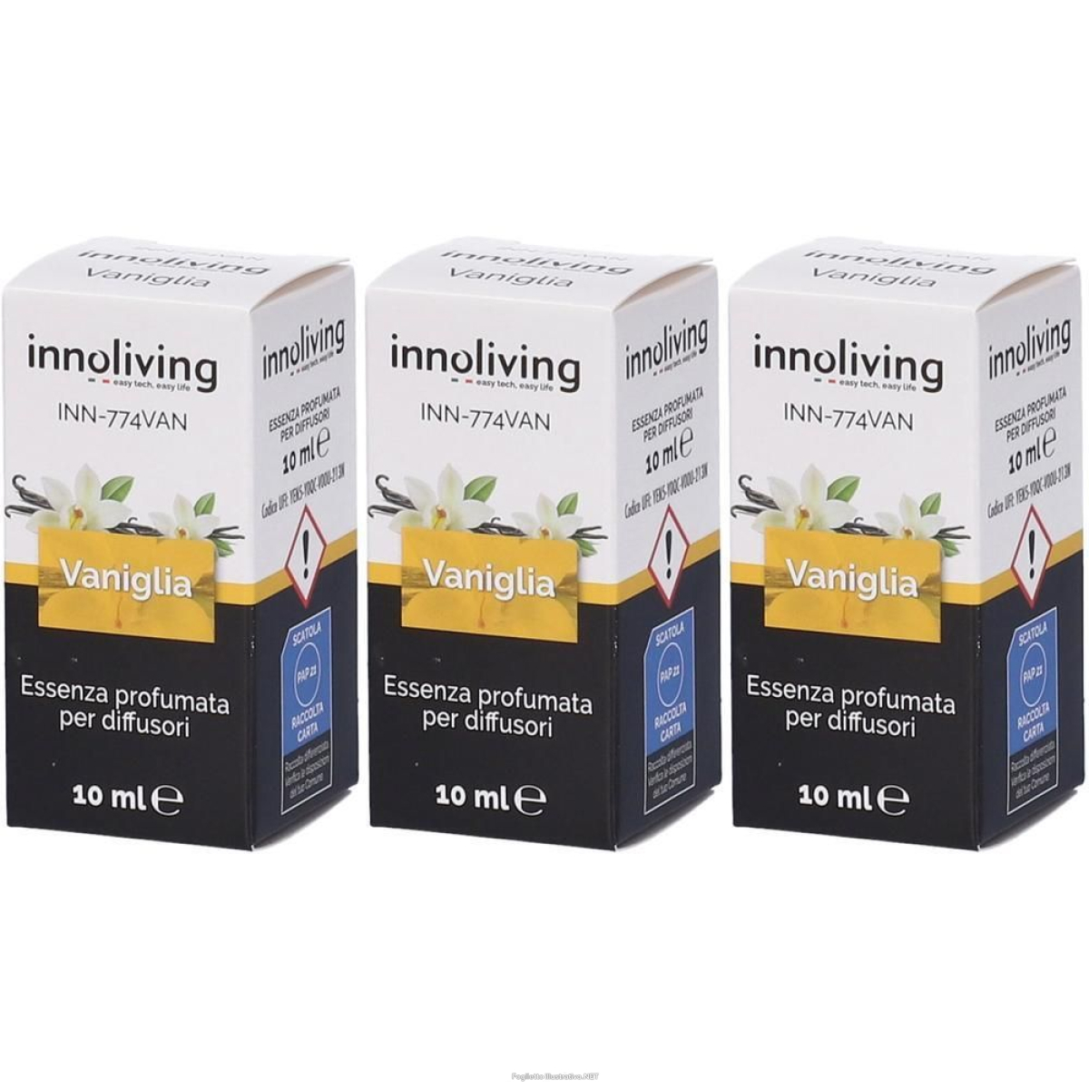 Cerca Offerte di innoliving essenza profumata per diffusori vaniglia 3x1 st e acquista online