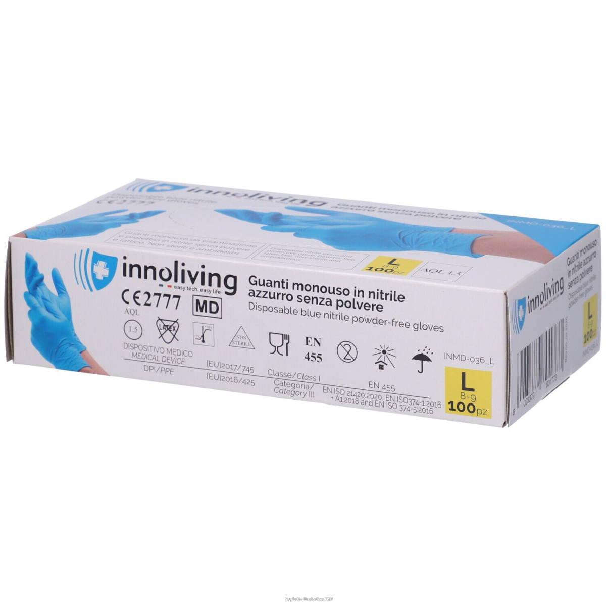 Cerca Offerte di innoliving guanti in nitrile large 1 pz e acquista online