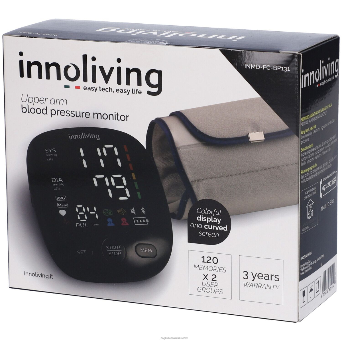 Cerca Offerte di innoliving misuratore di pressione da braccio 1 pz bracciale per misur e acquista online