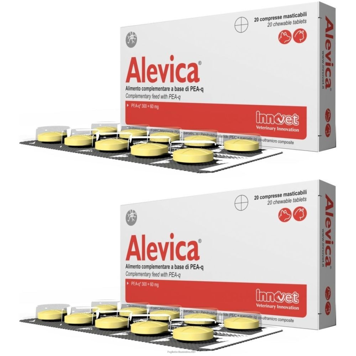 Cerca Offerte di innovet alevica® compresse masticabili set da 2 2x20 pz e acquista online