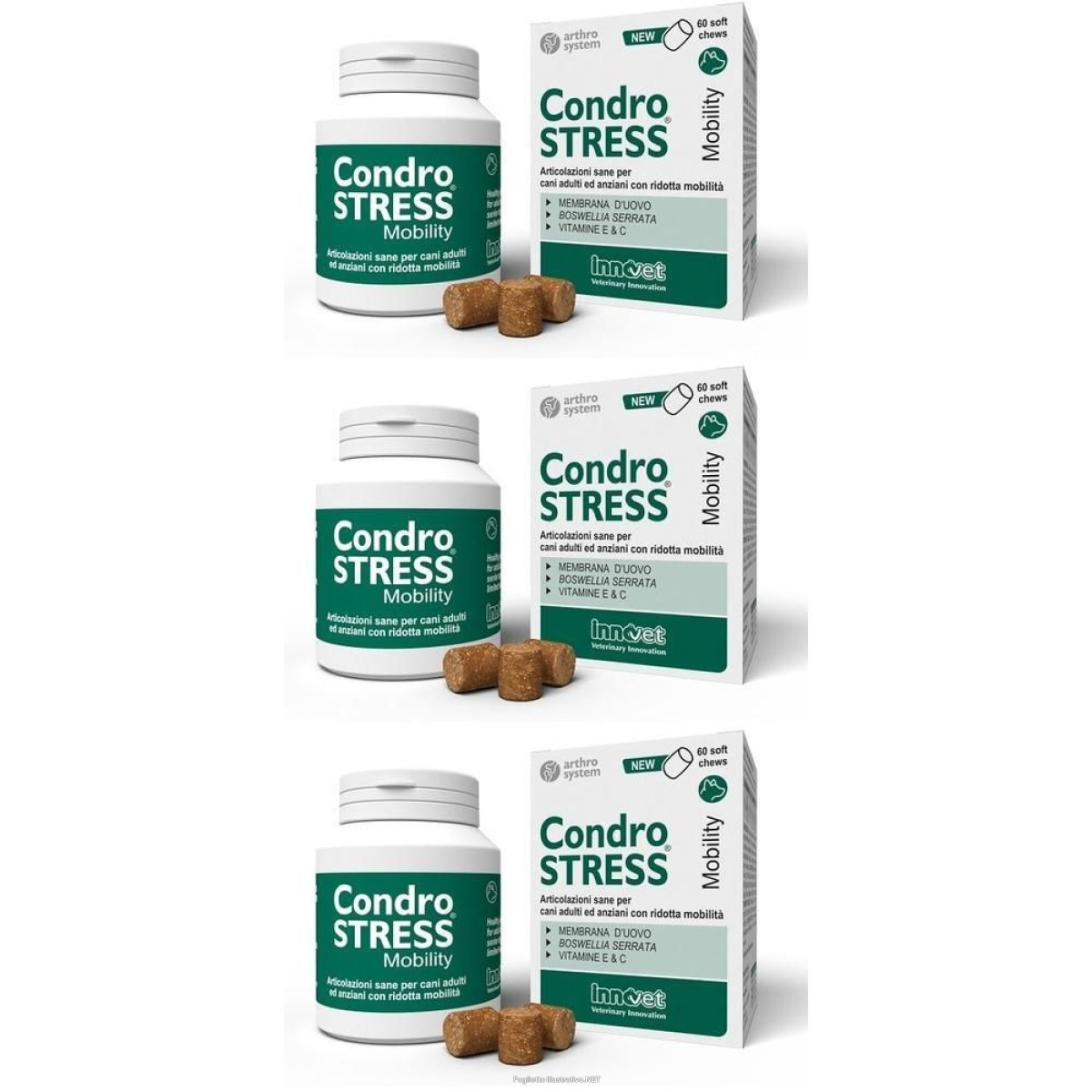 Cerca Offerte di innovet condrostress mobility soft chews per cani 3x1 st e acquista online