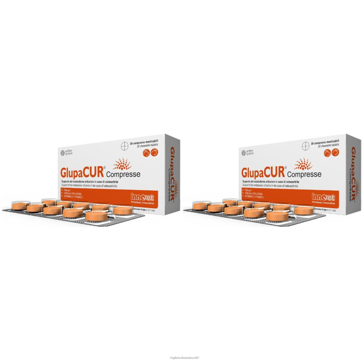 Cerca Offerte di innovet glupacur compresse cani e gatti set da 2 2x30 pc mas e acquista online
