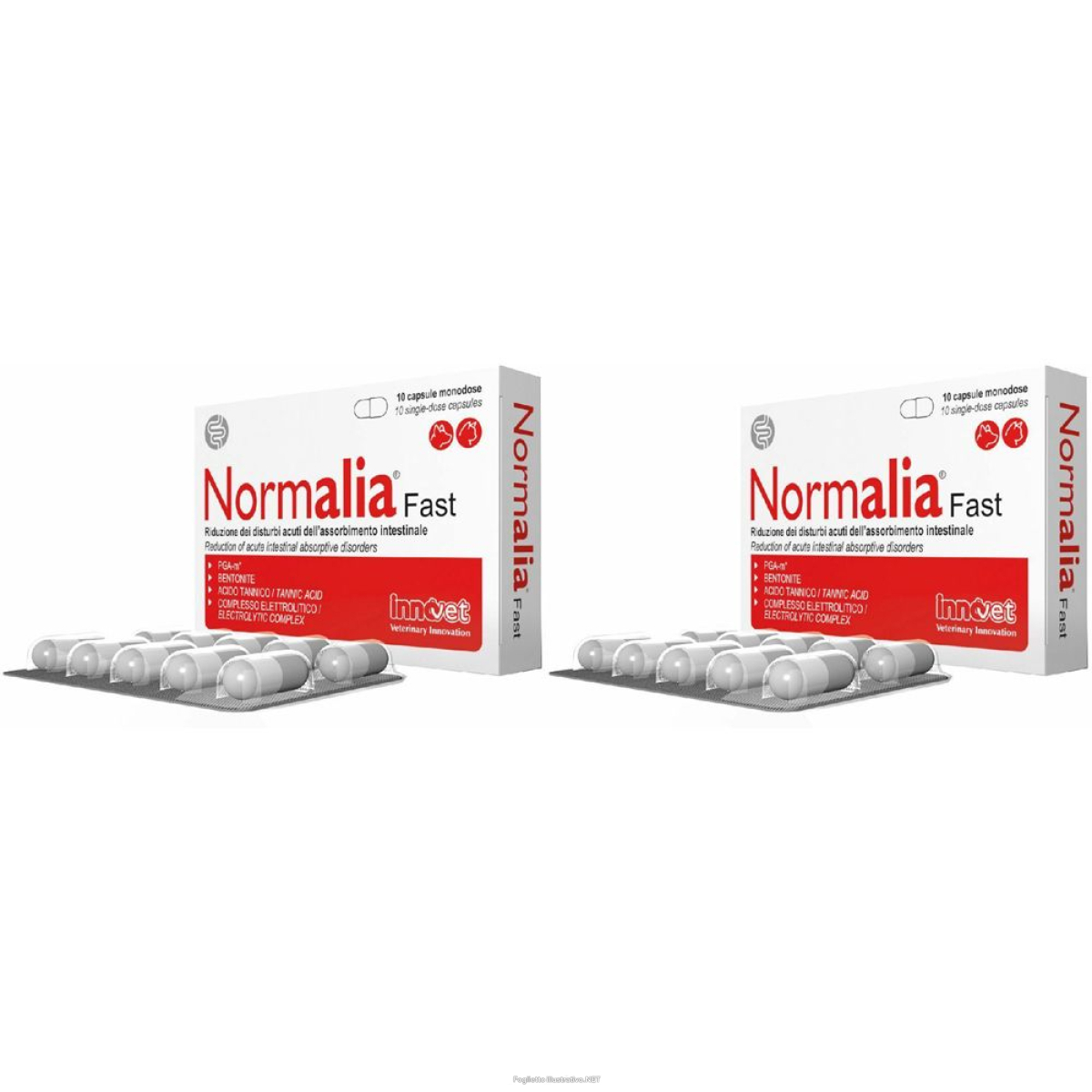 Cerca Offerte di innovet normalia fast capsule cani e gatti set da 2 2x10 pz e acquista online