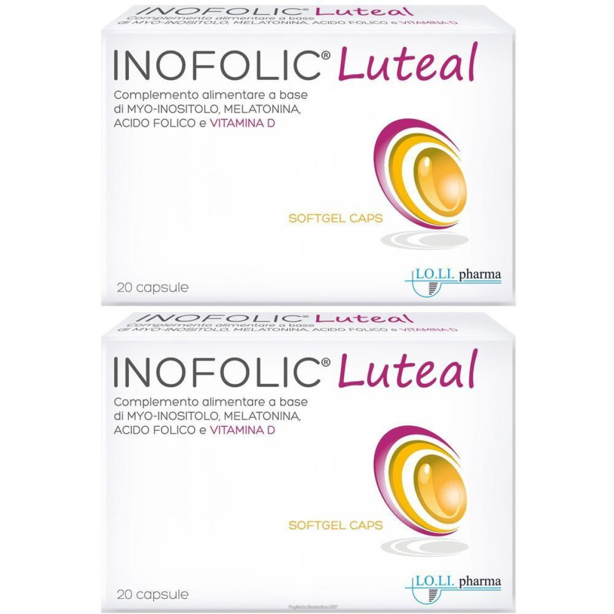 Cerca Offerte di inofolic luteal capsule molli 2x20 pz morbide e acquista online