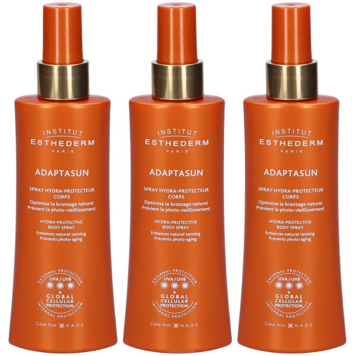Cerca Offerte di institut esthederm adaptasun latte spray protettivo corpo sole 3x150 m e acquista online