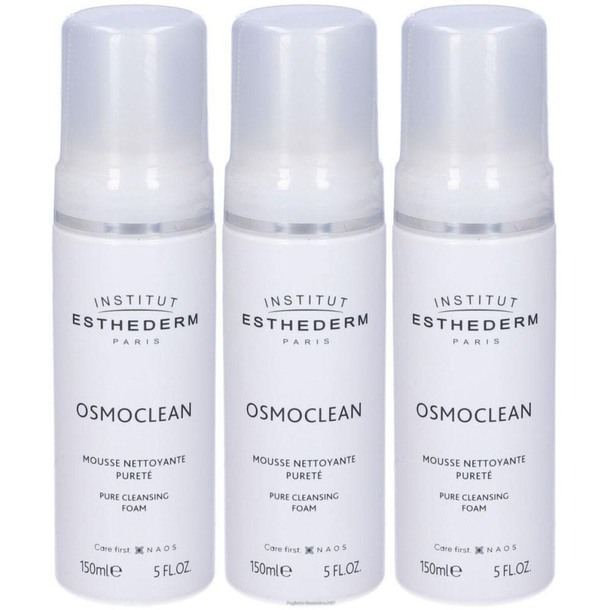 Cerca Offerte di institut esthederm osmoclean mousse detergente purificante 3x150 ml e acquista online