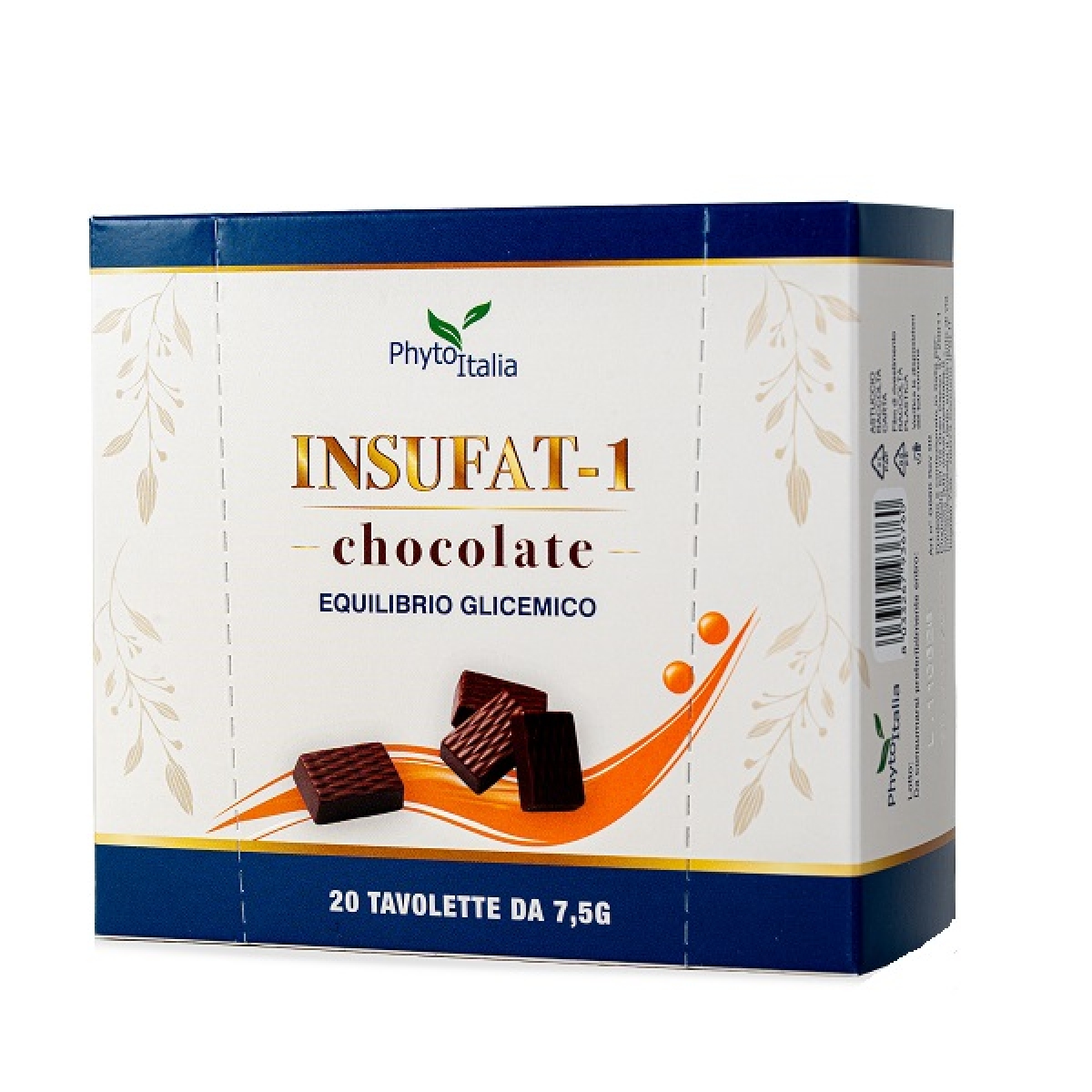 Cerca Offerte di Insufat-1 chocolate 20 tavolette da 7,5 g con edulcorante senza zuccheri aggiunti e acquista online
