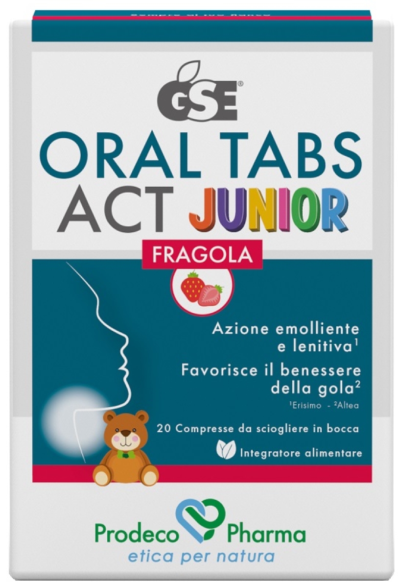 Cerca Offerte di Integratore gse oral tabs act junior fragola, 20 compresse e acquista online