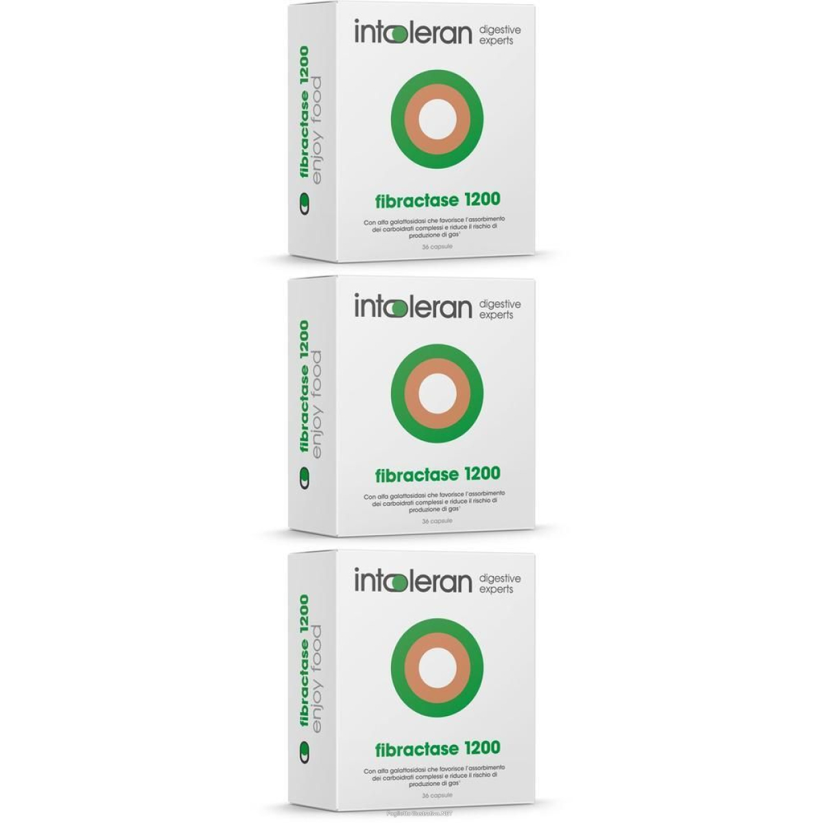 Cerca Offerte di intoleran fibractase 1200 (fibractase forte) capsule gamma fodmap 3x17 e acquista online