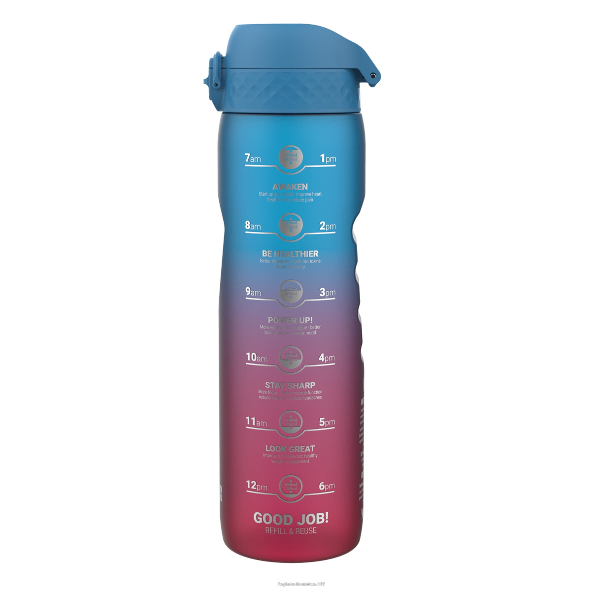 Cerca Offerte di ion8 borraccia gradient colore blue/pink - borraccia senza bpa da 500ml e acquista online