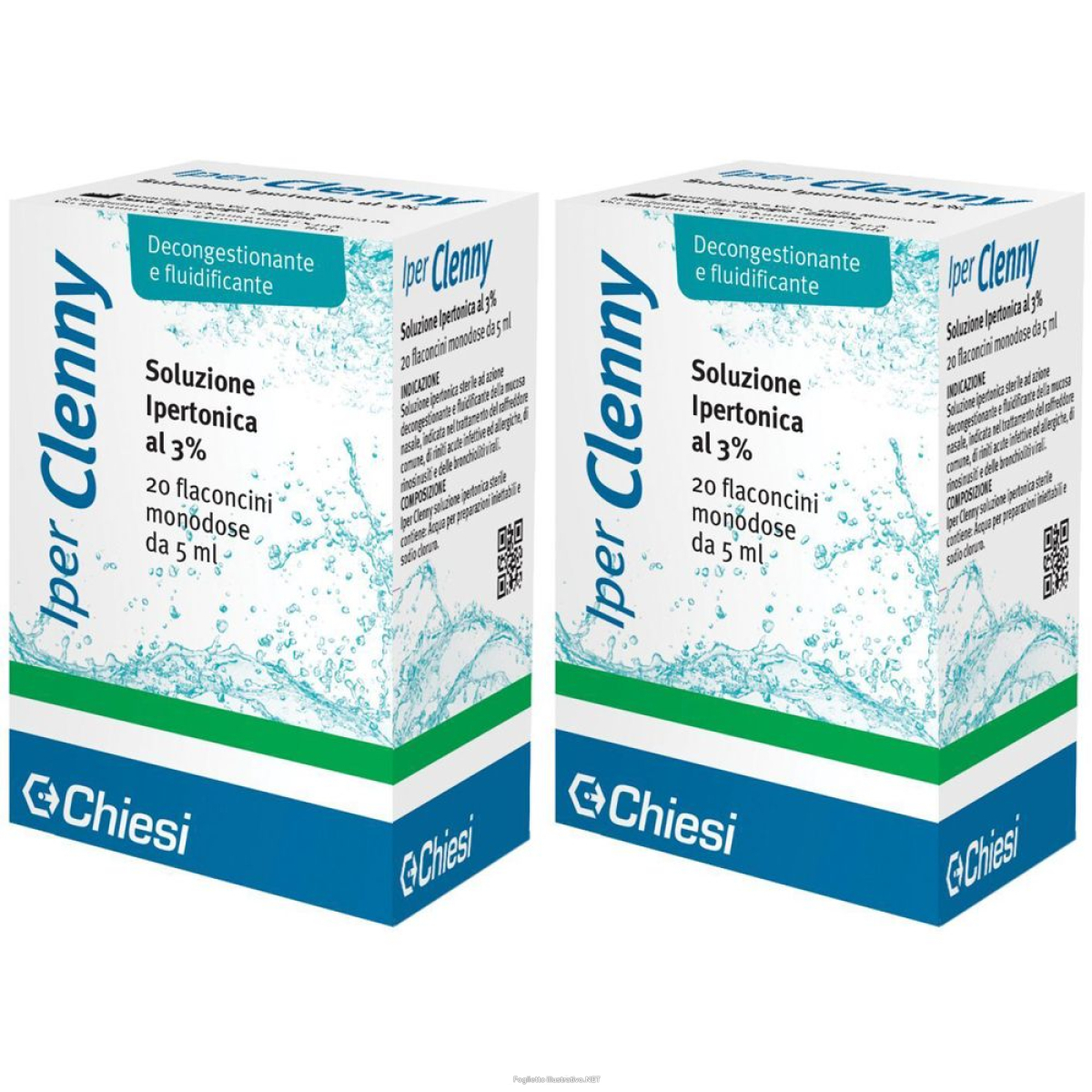Cerca Offerte di iper clenny soluzione ipertonica 3% set da 2 2x20x5 ml fiale e acquista online