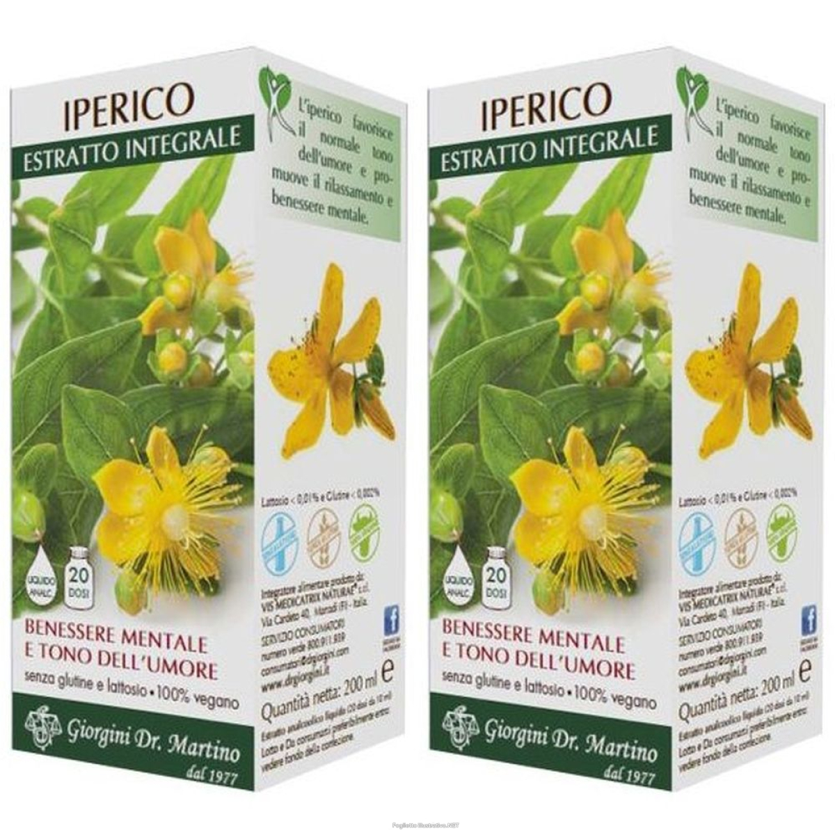 Cerca Offerte di iperico estratto integrale 200 ml 2x200 ml soluzione orale e acquista online
