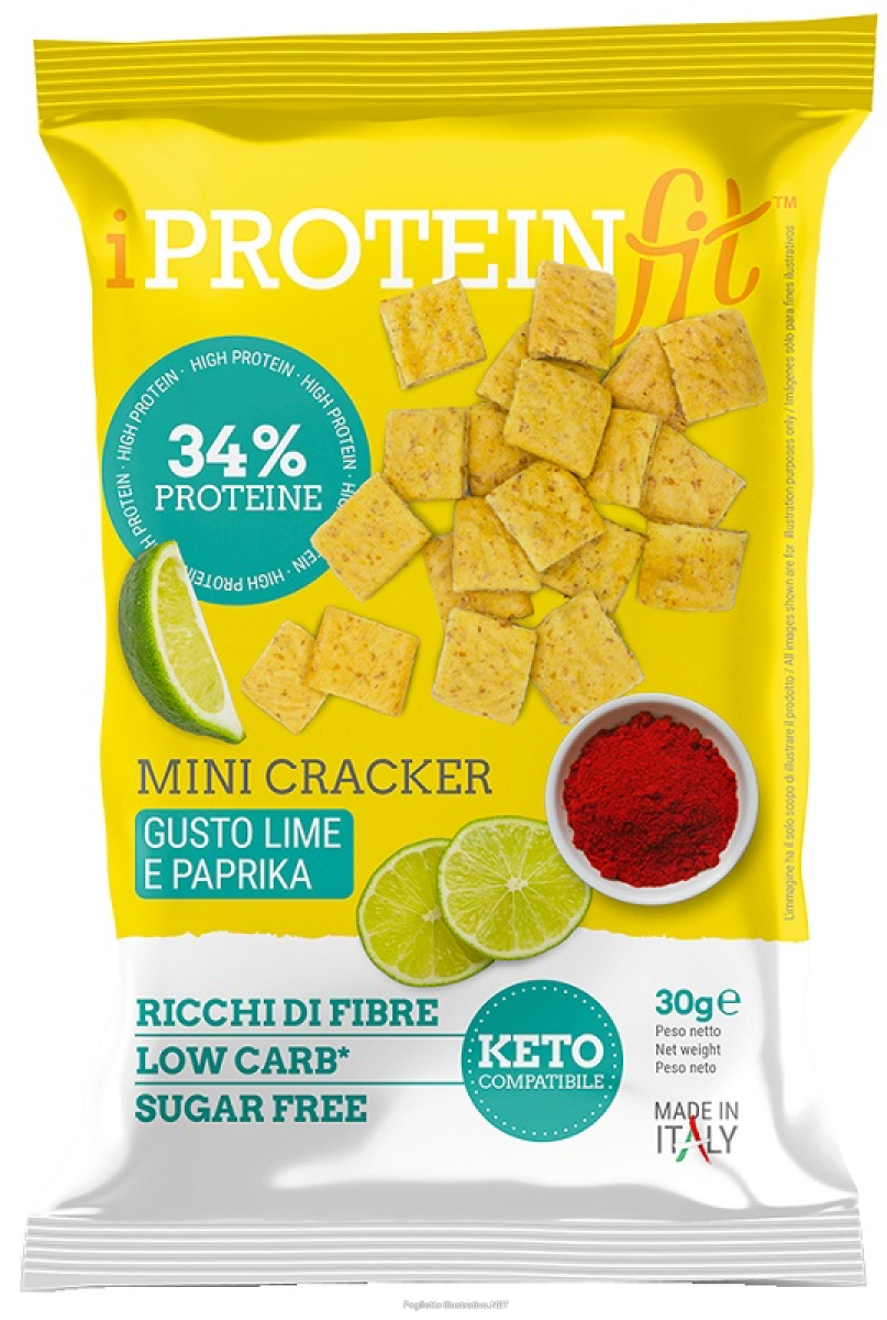 Cerca Offerte di iproteinfit mini cracker lime e paprika, 30 g e acquista online