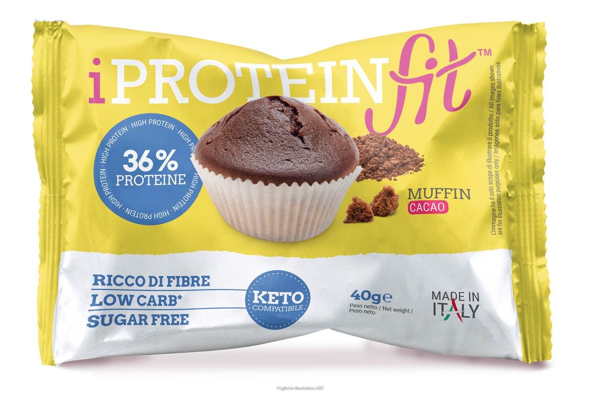 Cerca Offerte di iproteinfit muffin cacao, 40 g e acquista online