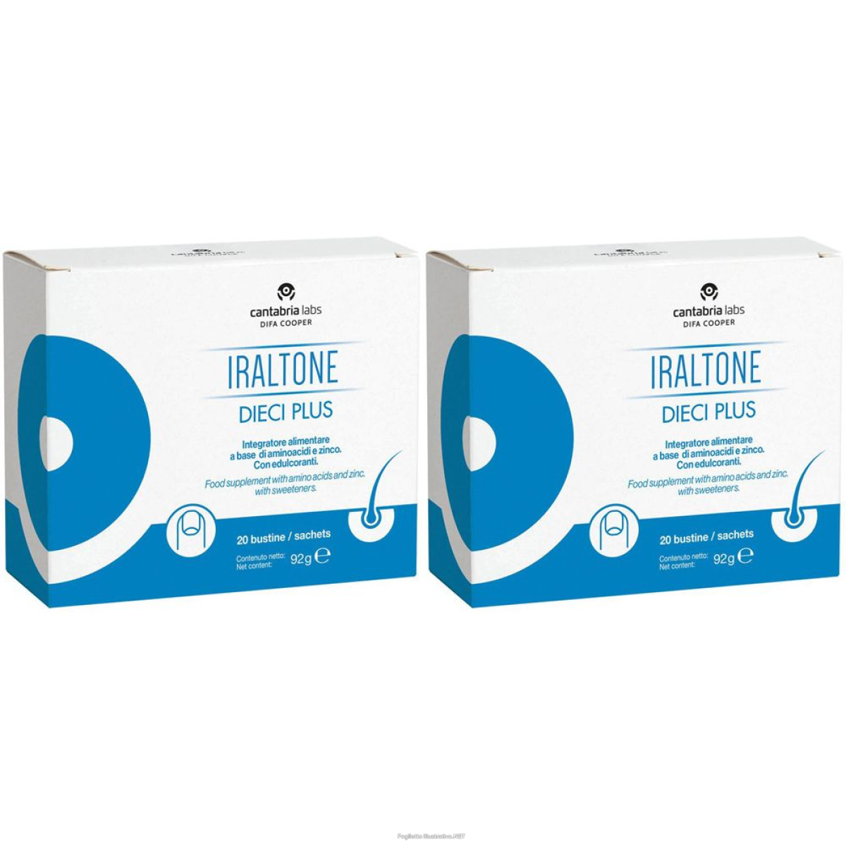 Cerca Offerte di iraltone dieci plus set da 2 2x20 pz bustina e acquista online