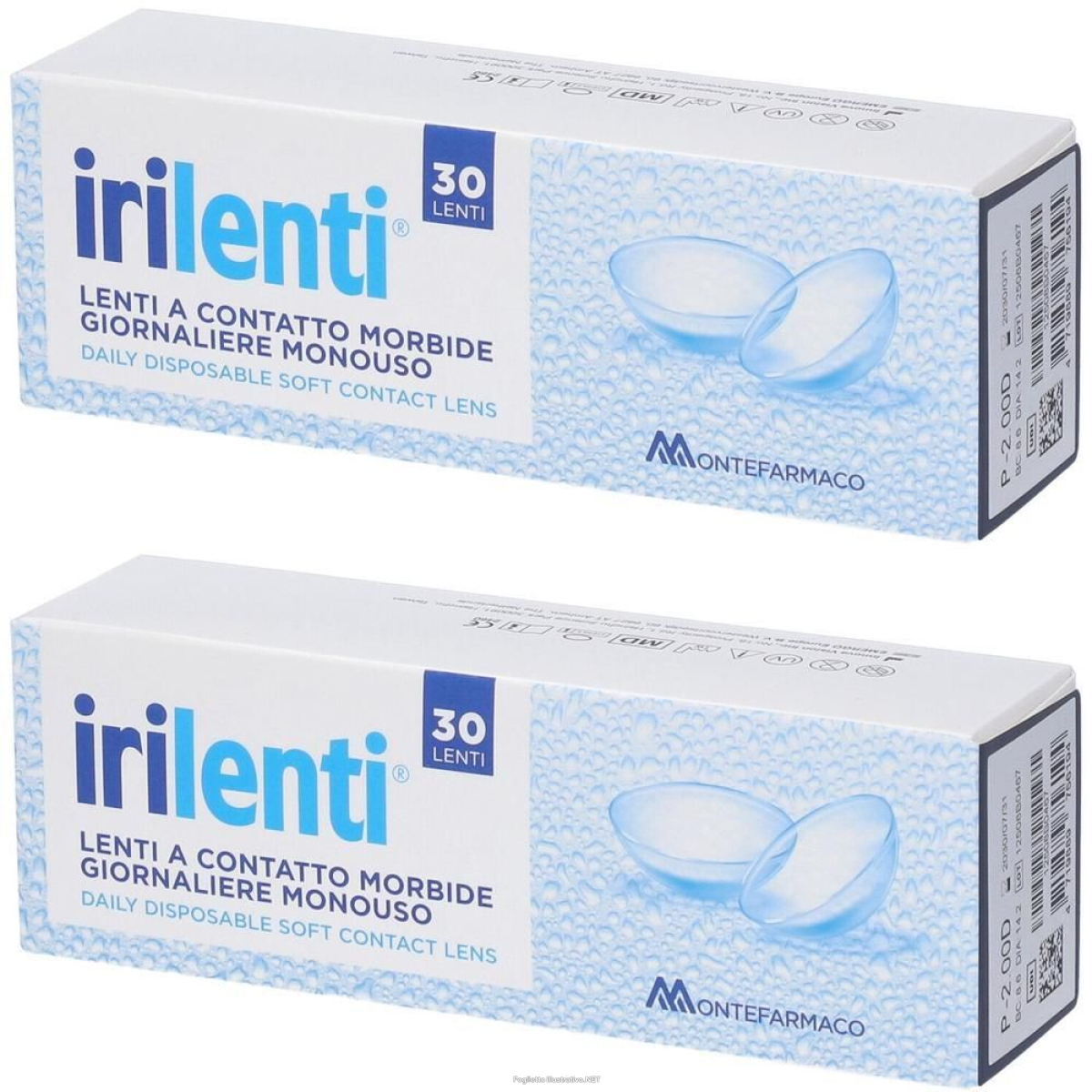 Cerca Offerte di irilenti lenti a contatto giornaliere daily -2,00 2x30 st e acquista online