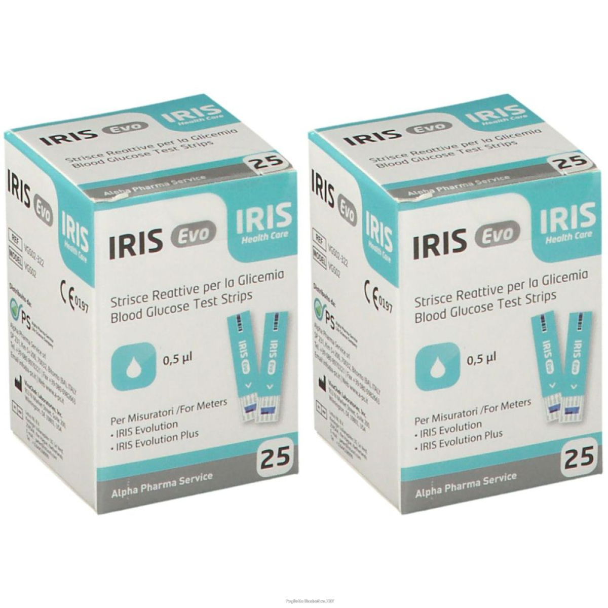 Cerca Offerte di iris evo strisce reattive per la glicemia set da 2 2x25 st e acquista online