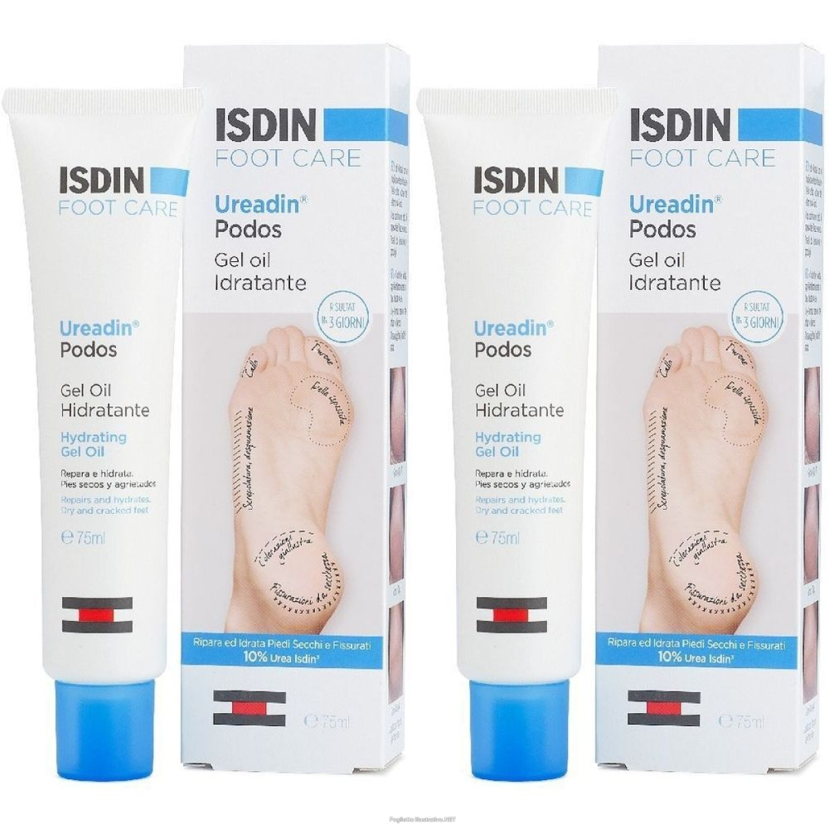 Cerca Offerte di isdin foot care ureadin® podos gel olio set da 2 2x75 ml e acquista online