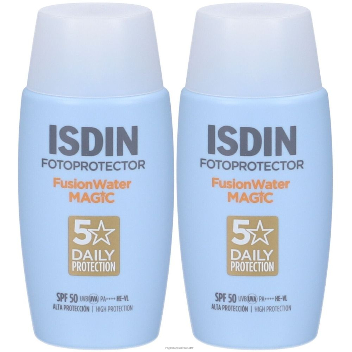Cerca Offerte di isdin fotoprotector fusion water magic fluido spf 50 set da 2 2x50 ml e acquista online