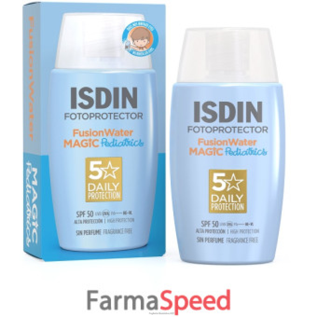 Cerca Offerte di isdin fotoprotector fusion water pediatrics spf 50 protezione solare bambini 50 ml e acquista online