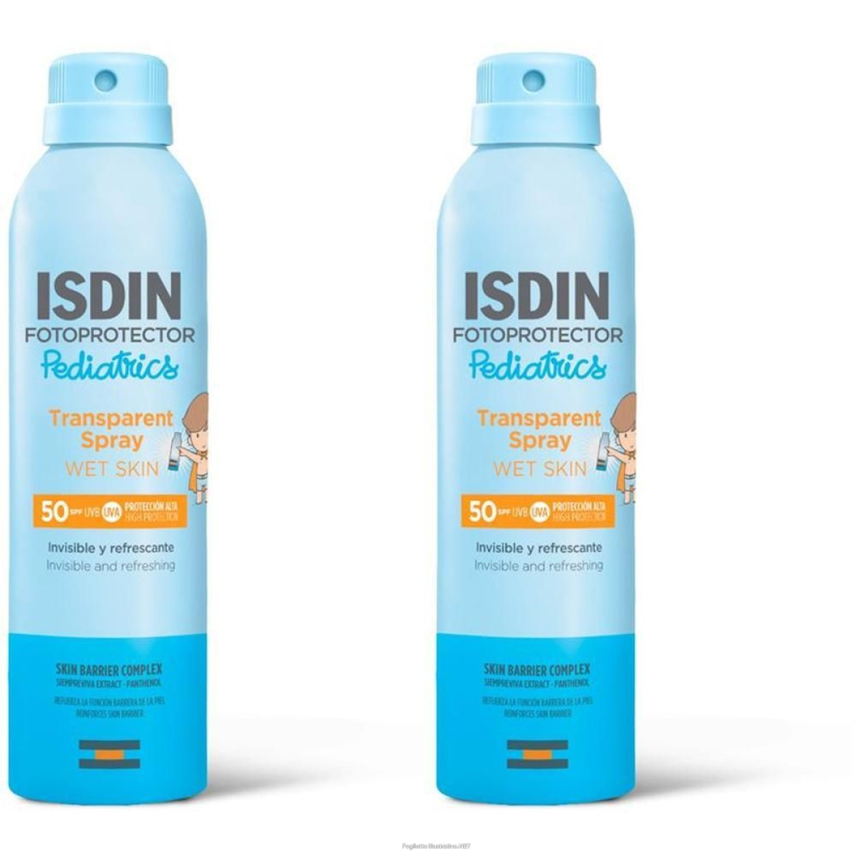 Cerca Offerte di isdin fotoprotector pediatrics spray trasparente spf 50 2x250 ml e acquista online